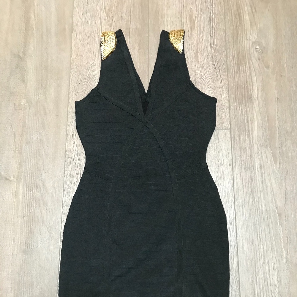 WOW Couture Black Bandage Medium  Dress